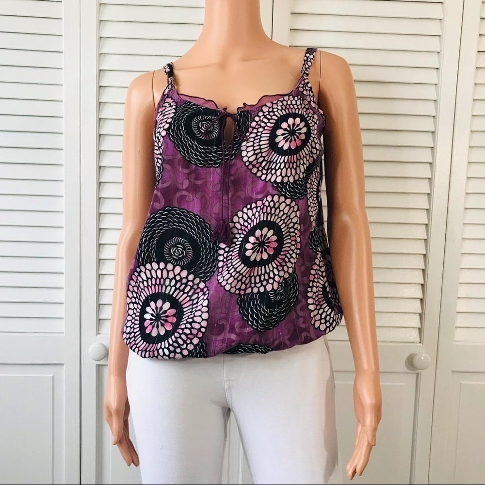 3/$25 LUCKY BRAND Purple Spaghetti Strap Shirt Size Small